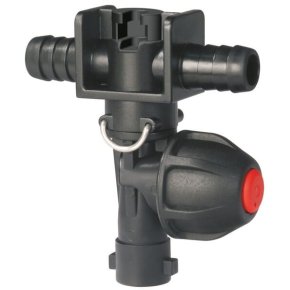 Suport duză 413624ARAG cu două capete furtun 15mm Arag