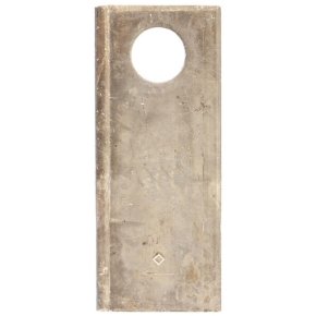 Kramp Lamă cositoare 434975KR Pöttinger Stânga 120x49x4mm orificiu 21mm