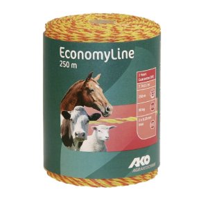 AKO Cablu pentru gard 441555 Galben Portocaliu 250m