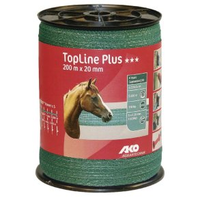 AKO Bandă pentru gard 449109 Top Line Verde 40mm 200m