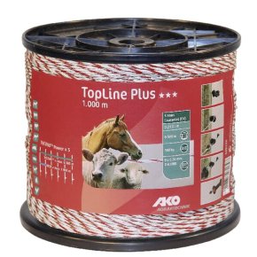 AKO Cablu gard 449120 Alb Roșu 1000m