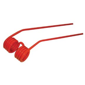 Kramp Dinte greblă rotativă 487134KR Stânga Cu spiră 370x103x9mm Orificiu 40mm Fella TH 4 / 6 / 330 / 380 / 460TH 40 S / DS