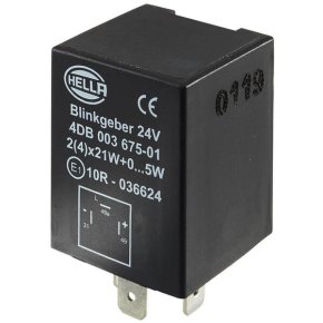 Regulator interval de semnalizare 4DB003675011 3 pini 24V Hella
