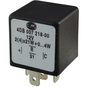 Regulator interval de semnalizare 4DB007218001 4 pini 12V Hella