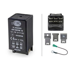 Releu lumini 4DN008768191 12 V 6 contacte Hella