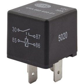 Releu curent de lucru închizător 4RA965400017 30A 12V Normal deschis Hella