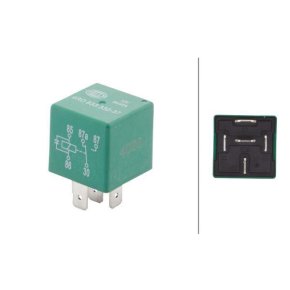 Releu curent principal 4RD933332371 30/40A 12V 5 pini cu diodă de suprimare Hella