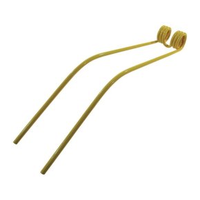 Kramp Dinte greblă rotativă 600013KR Potrivit pentru Niemeyer Cu spiră Galben 549 mm