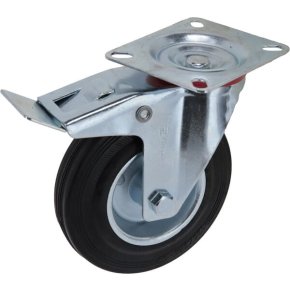 Kramp Roată pivotantă 600125KR Cu frână 125mm