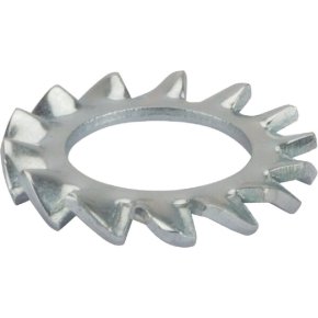 Kramp Șaibă de blocare crestată 6798A8P001 DIN 6798 Placat cu zinc M8x15x0.8mm