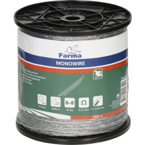 Farma Cablu gard electric unifilar 704015FA transparent 1000m 2x0
