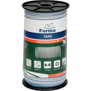 Farma Bandă gard electric 704018FA 10mm 200m 4x0