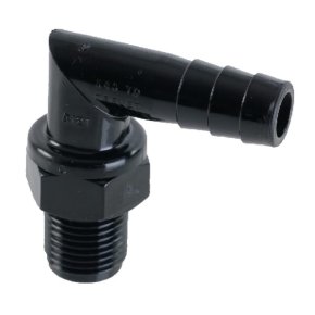 Cot cu mufă 8121NYB406TD 3/8"-11/16" filet exterior 90° TeeJet