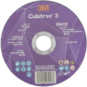 3M Disc de tăiere 86412 Cubitron 3 125x1