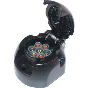 Hella Priză 7 poli PVC 8JB001943003 Serie A Negru