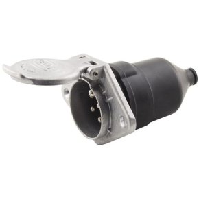 Hella Priză 7 poli 24V 8JB003833001 din metal montaj îngropat