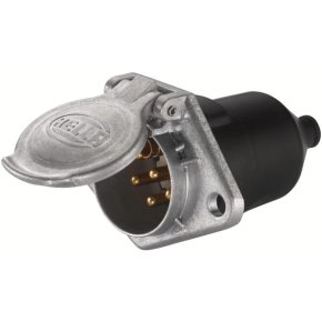 Hella Priză 7 poli 8JB003834001 Seria A Metal Montaj Îngropat
