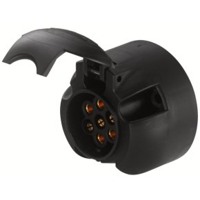 Hella Priză 8JB006462001 Serie A 7 poli PVC Negru