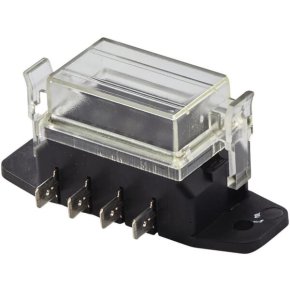 Hella Casetă de siguranțe 8JD005993082 4 pini terminal cu lame