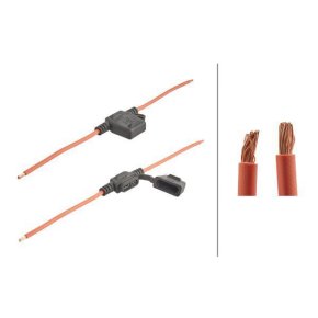 Hella Suport de siguranțe ATO 8JD743557031 Negru 227 mm