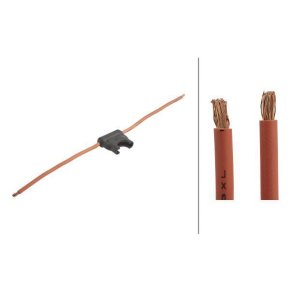 Hella Suport de siguranţe 8JD743557051 Curent 20A Negru Roșu