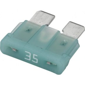 Hella Set siguranțe auto standard 8JS711683042 32V 35A lungime 18,54mm ambalaj 50 buc albastru