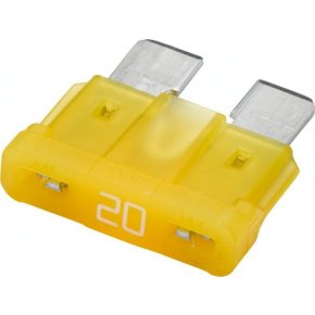 Hella Set siguranțe auto standard 8JS711688002 32V 20A lungime 18,54mm galben