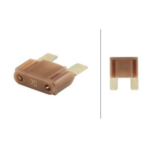 Hella Set siguranțe auto maxi 8JS728595181 70A lungime 34,1mm maro