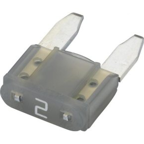 Hella Set siguranțe auto mini 8JS728596081 Lamă Mini 2A Gri 10,9mm 50 buc