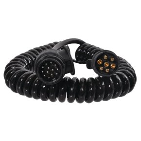 Cablu spiralat LA404115 7/13 pini 3.5m Kramp