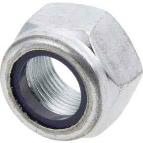 Kramp Piuliță hexagonală autoblocantă 985181510 DIN985 joasă cu inserție plastic M18x1