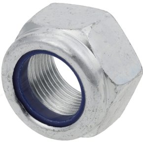 Kramp Piuliță hexagonală autoblocantă 985201510 DIN985 joasă cu inserție plastic M20x1