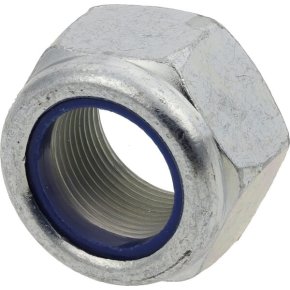 Kramp Piuliță hexagonală autoblocantă 985241510 DIN985 joasă cu inserție plastic oțel zincat grupa 10 M24x1