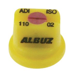 Duză cu jet plat ADI11002 ADI 110° Ceramică 02 Galben Albuz
