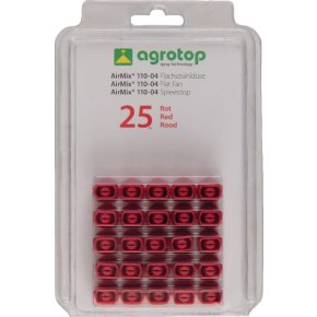 Duză injecție aer AM11004P025 AM 110° Ventilator plat 04 Roșie Agrotop