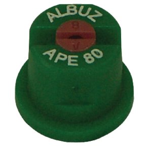 Duză ventilator plat APE80GREEN APE 80° Verde Albuz