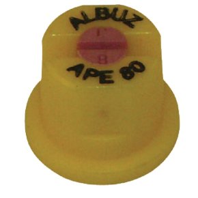 Duză ventilator plat APE80YELLOW APE 80° ceramică galbenă Albuz