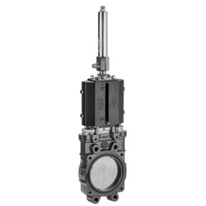 Vană cuțit ARZO0100150551 hidraulică dublă acțiune, flanșă dublă, 150 mm MZ