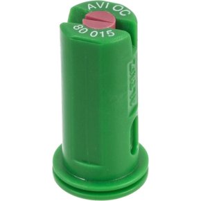 Duză pentru injecție de aer AVIOC80015 AVI OC descentrată 80° 015 verde ceramic Albuz