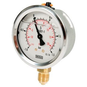 Manovacuometru B711WM0631015D Ø63 mm -1/+1.5 bar 1/4 BSP WIKA