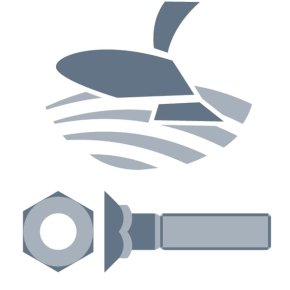 Kramp Set șuruburi plug TB20422 2N cu umeri și piuliță M14x35mm