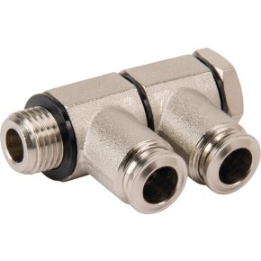 Kramp Fiting L cu fixare BCS614BB 6x1/4 inch