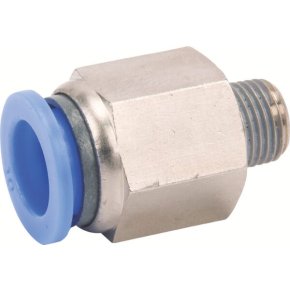 Kramp Presetupă BSCS1018B Alamă Nichelată Filet 1/8 in Furtun 10 mm