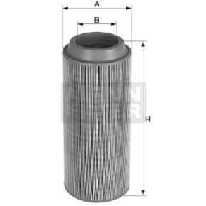 MANN-FILTER Filtru de aer Cilindric C332200 321 mm x 628 mm