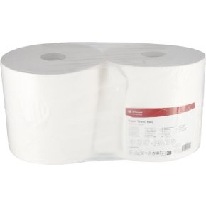 Kramp Prosop de hârtie CP21103KR rolă albă 28 cm x 370 m 2 straturi Ø exterior 300 mm 2 role