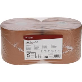 Kramp Prosop de hârtie CP23102KR rolă maro 23 cm x 250 m 2 straturi Ø exterior 270 mm 2 role