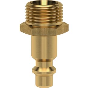 Lüdecke Conector tată ESA14NAR cu filet tată BSP 1/4"