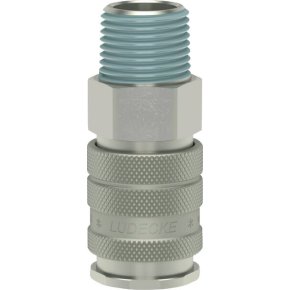 Lüdecke Cuplă rapidă ESI12A cu filet tată 1/2 BSP