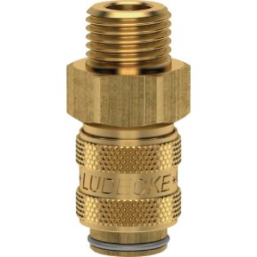 Lüdecke Cuplă rapidă ESM18A cu filet tată 1/8 BSPP