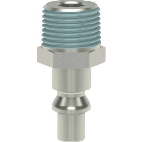 Lüdecke Conector tată ESOI14NAS Cuplaj rapid Filet tată BSP 1/4"